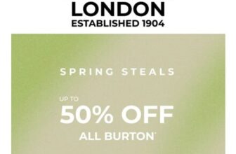 Burton Spring Sale – up to 50% off on All Burton