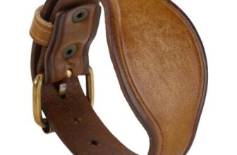 CABODYALS Adjustable Brown Cowhide Leather Bracelet with Alloy Clasp