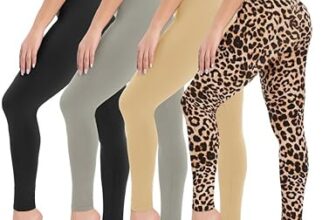 CAMPSNAIL Leggings for Women UK Black High Waisted Ladies Pants Tummy Control for Gym Yoga Regular&Plus Size