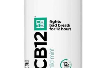 CB12 Mild Mint Menthol Mouthwash, 1000 ml