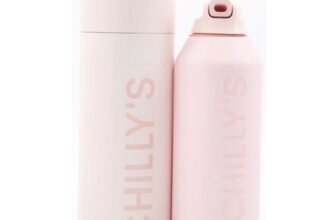CHILLYS Blush Pink Reusable Series 2 Flip Bottle 500ml
