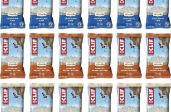 CLIF Bar ENERGY BAR Mixed Flavour Variety-Pack x 18 bars Nutritional Bar Source of Plant Based Protein 18 bars x 68g
