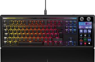 CORSAIR GALLEON 100 SD RGB Mechanical Wired Gaming Keyboard QWERTY UK, Elgato Stream Deck-Integrated, Pre-Lubed MLX Pulse Thocky Hotswappable PBT Double-Shot Switches, FlashTap SOCD, 8,000Hz Black