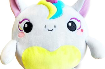CRAZE Squishpets Moonish – Large Plush Toy (19 cm) with Embroidered Details, Soft Squishmallow for Sleeping, Cuddling, and Playing. Original Plush Animal Collection