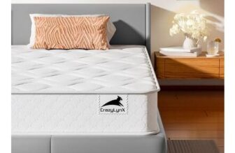 CRAZYLYNX 3ft Mattress, 9-Zone Spring, Foam, 3D Fabric, Orthopaedic, 7.5in