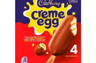 Cadbury Creme Egg Ice Creams 4 X 90ml