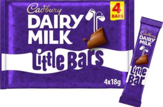 Cadbury Dairy Milk Chocolate Little Bar 4 x 18g – S&S £1.19 / £1.06
