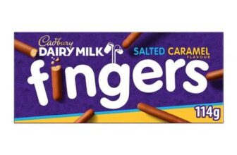 Cadbury Dairy Milk Fingers Salted Caramel Fingers 114g (Nectar)