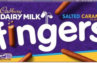 Cadbury Dairy Milk Salted Caramel Fingers, Crunchy Biscuits Coated in Salted Caramel Flavoured Milk Chocolate, 114 g (Pack of 1)