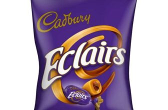 Cadbury Eclairs Sugar Confectionery 110g
