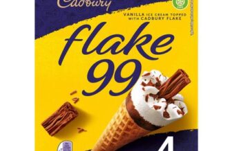 Cadbury Flake 99 Cones 4 X 125ml (500ml)