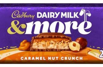 Cadbury & More Caramel Nut Crunch Milk Chocolate Bar 200g (£2.37 S&S)