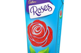 Cadbury Roses Carton Assorted Miniature Milk Chocolates, 290 g
