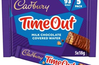 Cadbury Time out Orange/Milk chocolate covered Wafer 5x18g – Clubcard price