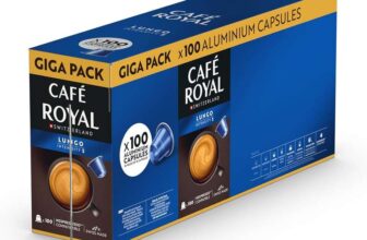 Café Royal Lungo – 100 x Nespresso Compatible Coffee Capsules, 100% Arabica, Medium Roast, Intensity 5/12