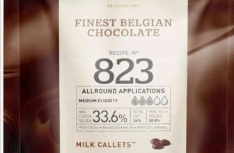 Callebaut 823 Finest Belgian Milk Chocolate Couverture Callets 33.6% Cocoa 1kg – Sold and Shipped by Universal Product Solutions