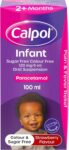 Calpol Infant Oral Suspension (1 x 100ml), Sugar-Free Strawberry Flavour Paracetamol for Kids / £2.12 Max S&S