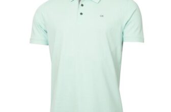 Calvin Klein Golf Mens Short Sleeve Performance Polo Shirt