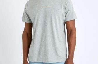 Calvin Klein Grey 100% Cotton Lounge T-Shirt, Sizes S-XL With Code