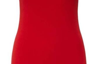 Calvin Klein Womens Mini T-Shirt Dress with Round Neck – Size Medium