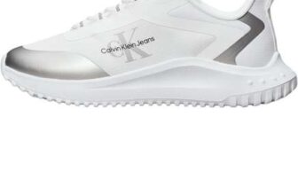 Calvin Klein Womens Sporty EVA Mix Low Top Lace-Up Runner Trainers UK Size 4