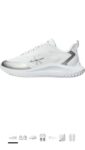 Calvin Klein Womens Sporty EVA Mix Low Top Lace-Up Runner Trainers UK Size 4