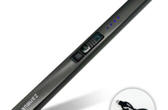 Candle Lighter Electric Lighters – USB Rechargeable Plasma Arc Lighters for Candle (Grey)