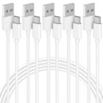 Car Carplay Cable for iPhone 16/15, 5 Pack USB to USB C Cable,USB A to USB C for Carplay Type C Cord for iPhone 16/16 Plus/16 Pro/16 Pro Max/15/15 Plus/15 Pro/15 Pro Max Car Charger Cord