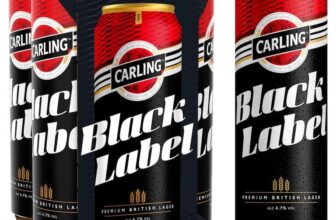 Carling Black Label Premium Lager British 4x568ml – Clubcard Price