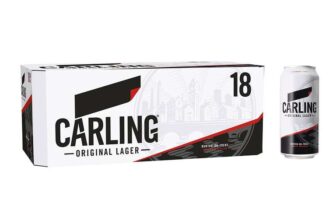 Carling Original Lager Beer, 18 x 440ml (£10.10 S&S)