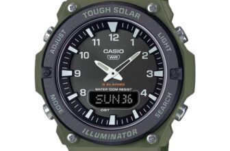 Casio AQ-S820W-3BVEF Tough Solar Watch 100m WR – With Code – Sold By H.S Johnson Jewellers
