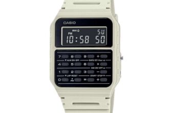 Casio CA-53WF-8BEF Calculator Watch – White
