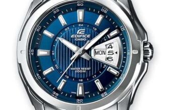 Casio Edifice Mens Silver Watch EF-129D-2AVEF – With Code