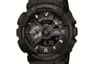 Casio G-Shock GA-110-1BER Mens Black Resin Strap Watch