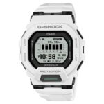 Casio G-Shock GBD-200 (Black/White) Positive MIP Screen, Step Tracking, Bluetooth Digital Watch – With Code
