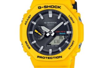 Casio GA-B2100C-9AER Tough Solar & Bluetooth Watch (Yellow)
