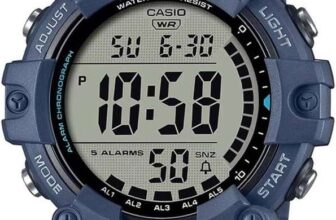Casio Illuminator 10 Year Battery Blue Digital Resin Strap Watch with code