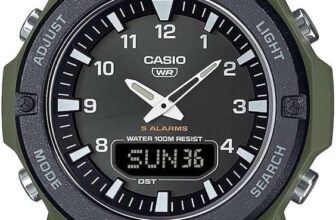 Casio Sport AQ-S820W-3BVEF Tough Solar Analog-Digital Watch with code