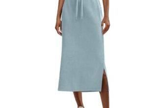 Casual High Waisted Adjustable Drawstring Skirt