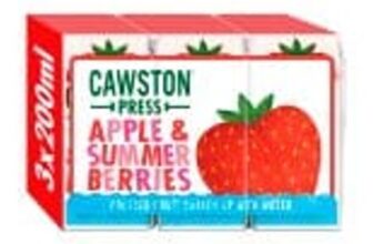 Cawston Press Kids Blend Apple & Summer Berries 3x200ml