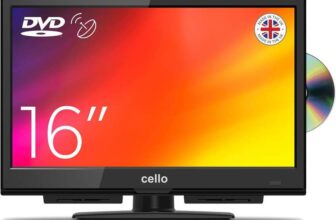 Cello 16 inch LED with Built-in DVD Freeview Freesat and Pitch Perfect Speakers Small screen