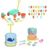 Chad Valley Beach Cart & Accessories Sand and Water Toy £12 / Suitcase Sand & Water Set Toy £9.60 / Alphabet Sand Set Toy £6 – Free C&C
