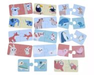 Chad Valley: Mom & Baby 28 Piece Puzzle, Daily Routine Magnetic Jigsaw/ Colour Matching Educational Puzzle/ Memory Colour Game £5 Free C&C
