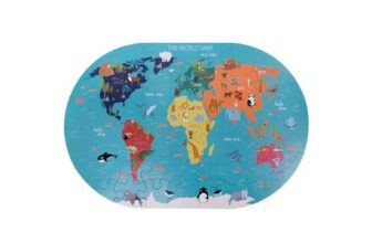 Chad Valley World Map Jigsaw Puzzle