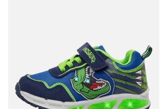 Character Boys Dinosuar Light up Trainers Blue