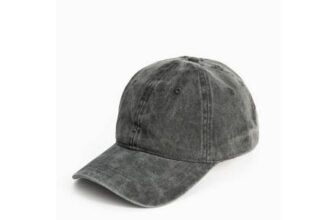 Charcoal Washed Denim Baseball Cap One Sizetuc147383296