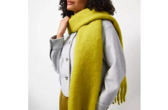 Chartreuse Heavyweight Scarf One Size (FREE C&C)