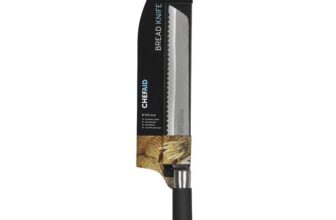 Chef Aid Stainless Steel Bread Knife, 8 Inch (20 cm)