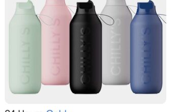 Chillys Series 2 Flip Water Bottle with Sports Lid – Vacuum Insulated Stainless Steel Water Bottle (Voucher Price)