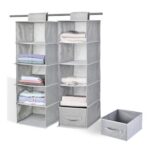 Chostky 2-Pack Hanging Storage Organizer with 2 Removable Drawers